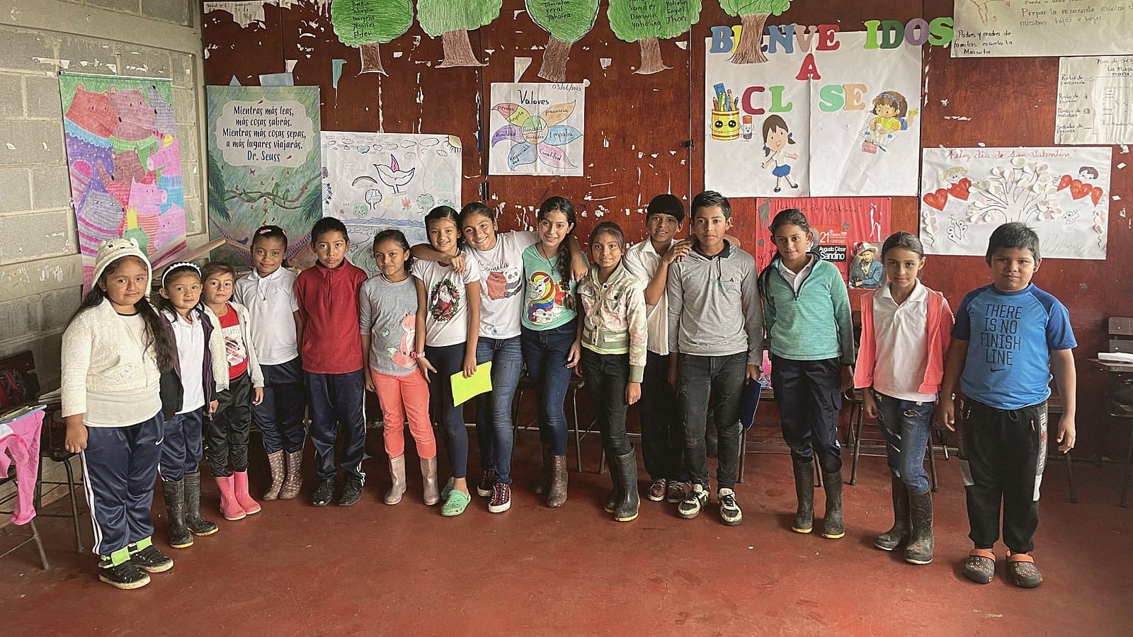 Students at a rural school in a coffee-growing community, Matagalpa, Nicaragua